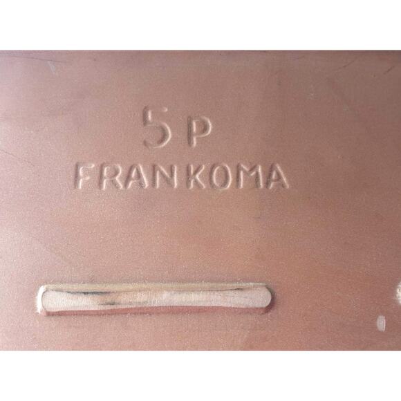 Vintage RARE Frankoma Pottery 19.5"x10" Prairie Green Brown Serving Platter 5QS - Picture 6 of 6